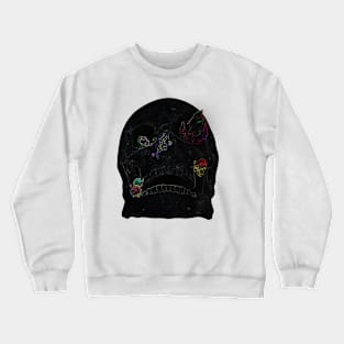 Skull and flowers Crewneck Sweatshirt